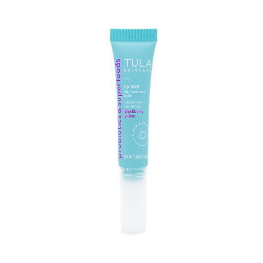 TULA Lip SOS Lip Treatment BLACKBERRY VELVET 0.28oz - Imperfect Box