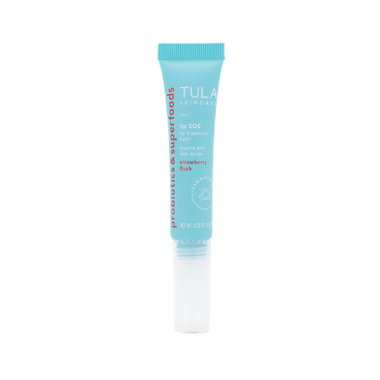 TULA Lip SOS Lip Treatment STRAWBERRY FLUSH 0.28oz - Imperfect Box