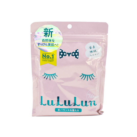 Lululun Restore Skin Balance Face Mask 7 Sheets - Imperfect Container