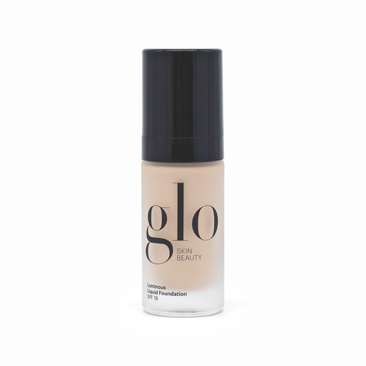 glo SKIN BEAUTY Luminous Liquid Foundation SPF 18 ALABASTER 1oz - Small Amount Missing