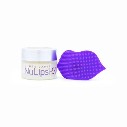 NURSE JAMIE NuLips RX Moisturizing Lip Balm + Exfoliating Brush - New