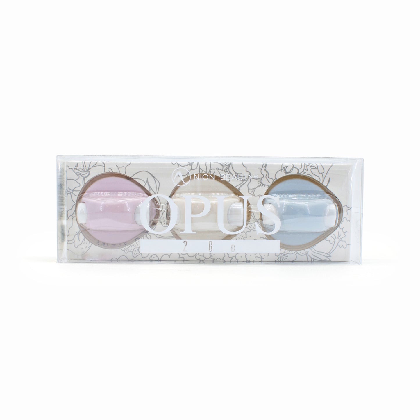 NION BEAUTY Opus 2 Go Silicone Facial Brush 3 Pack - Imperfect Box