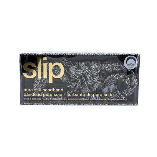 Pure Silk Headband LEOPARD - Imperfect Box
