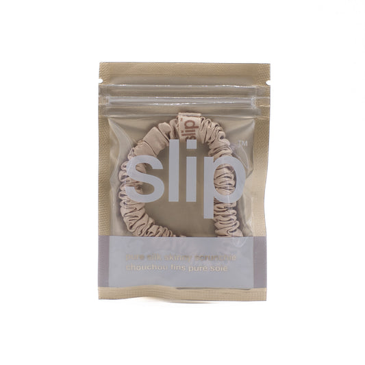 slip Pure Silk Skinny Scrunchie ROSE GOLD - New