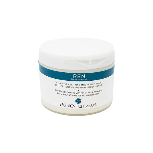 REN CLEAN Atlantic Kelp and Magnesium Salt Anti-Fatigue Exfoliating Body Scrub 11.2oz - Imperfect Container