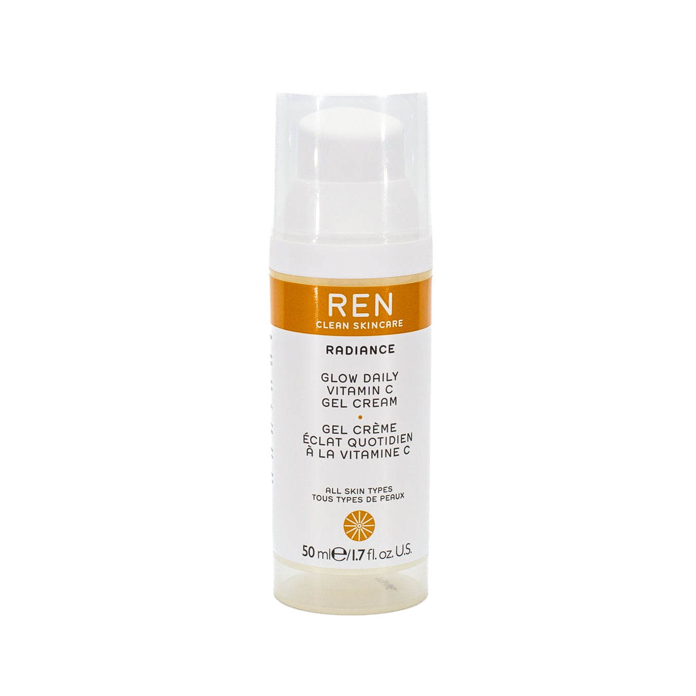 REN CLEAN SKINCARE Glow Daily Vitamin C Gel Cream 1.7oz - Missing Box