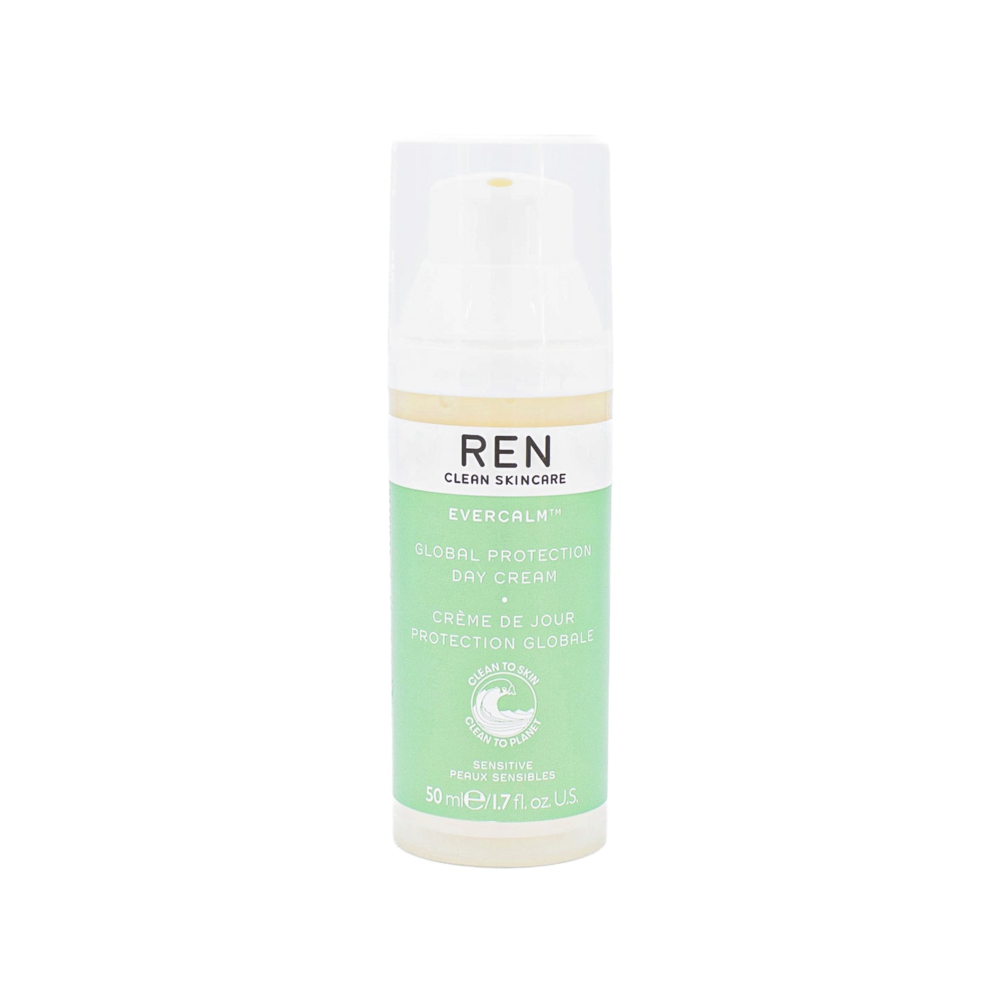 REN EverCalm Global Protection Day Cream 1.7oz - Small Amount Missing