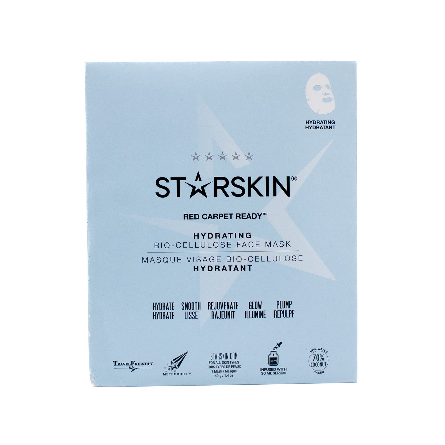 STARSKIN Red Carpet Ready Hydrating Face Mask 1 MASK - Imperfect Box