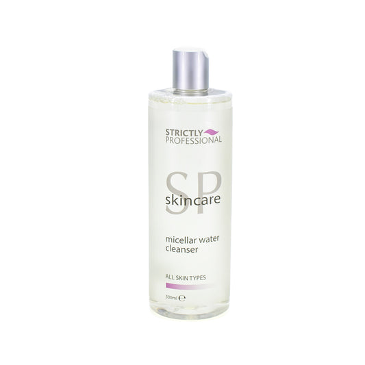 STRICTLY PROFESSIONAL Micellar Water Cleanser for All Skin Types 16.9oz - Imperfect Container