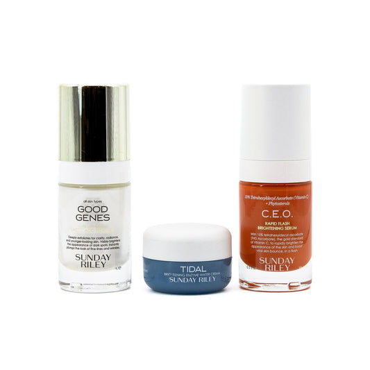 SUNDAY RILEY Bright Young Thing Visible Skin Brightening Kit - Imperfect Box