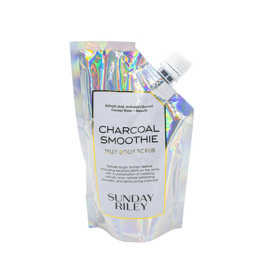 SUNDAY RILEY Charcoal Smoothie Jelly Body Scrub 7oz - New