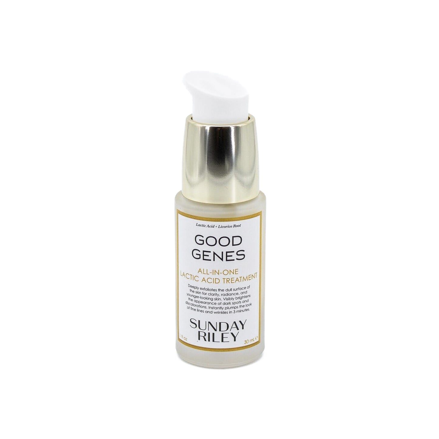 SUNDAY RILEY Good Genes Lactic Acid Treatment 1oz - Small Amount Missing