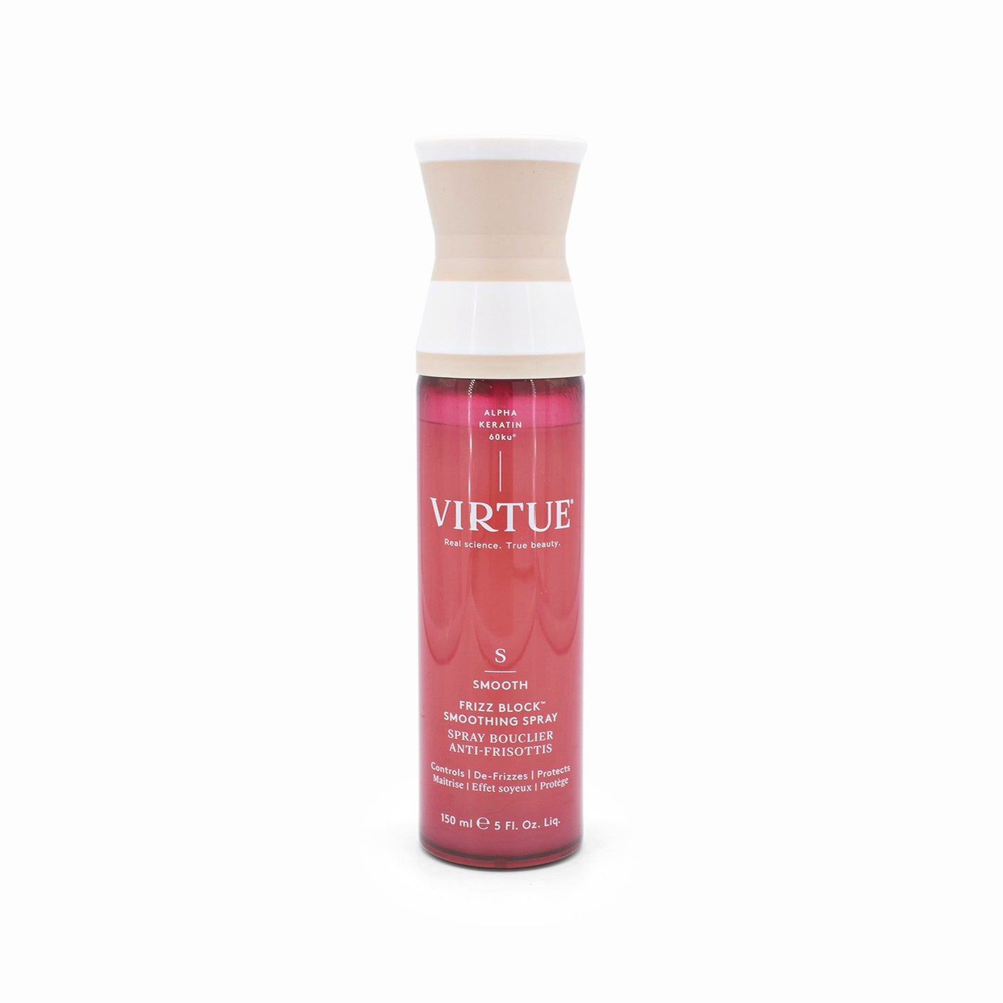 VIRTUE Frizz Block Smoothing Spray 5oz - Small Amount Missing