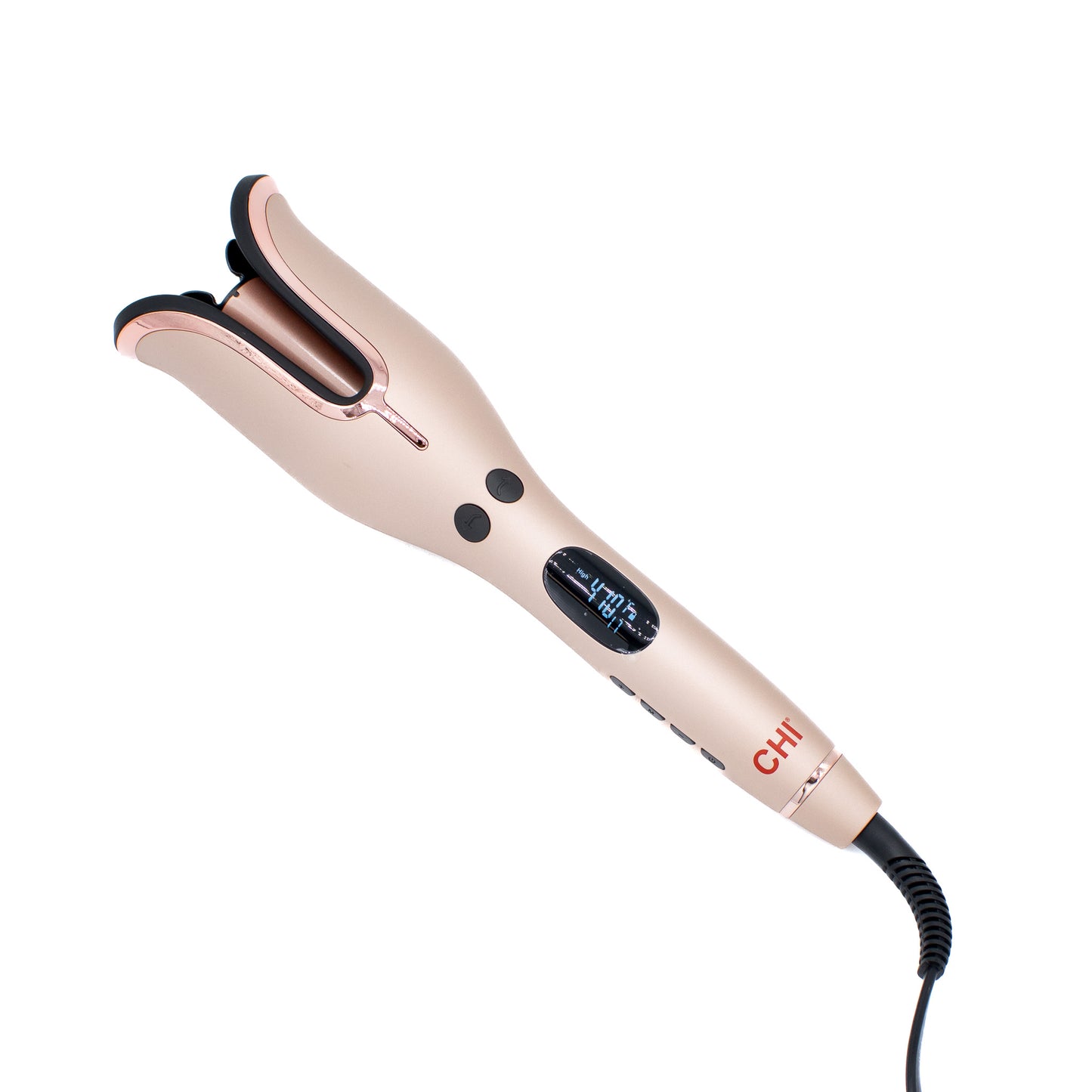 CHI Spin & Curl Ceramic Rotating Curler 1" ROSE GOLD - New