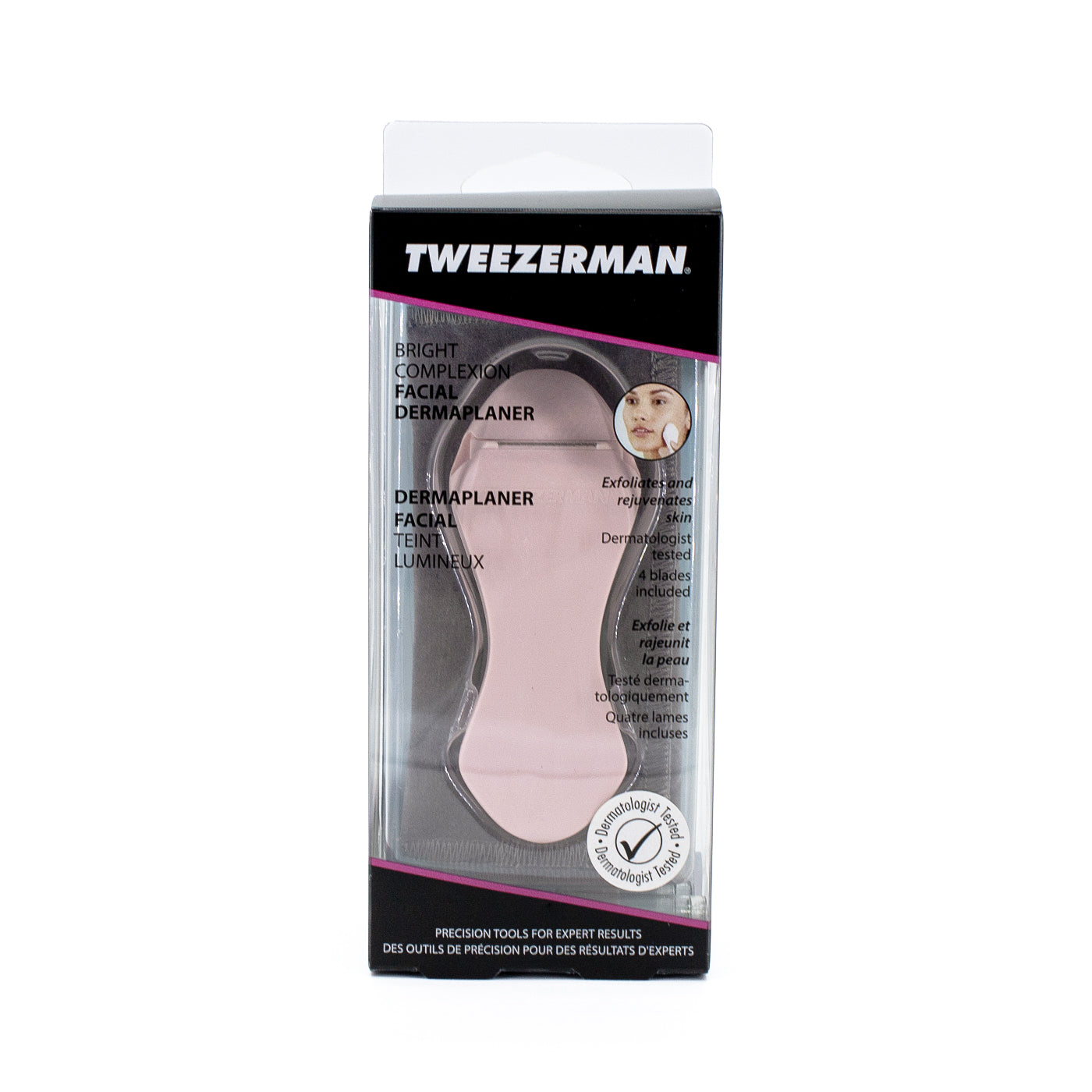 TWEEZERMAN Bright Complexion Facial Dermaplaner - Imperfect Box