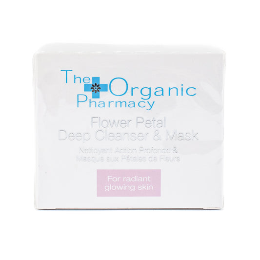 The Organic Pharmacy Flower Petal Deep Cleanser & Mask 2.11oz - Imperfect Box