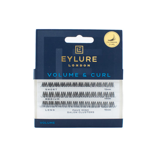 Eylure Volume & Curl Cluster False Eyelashes 36 CT - New