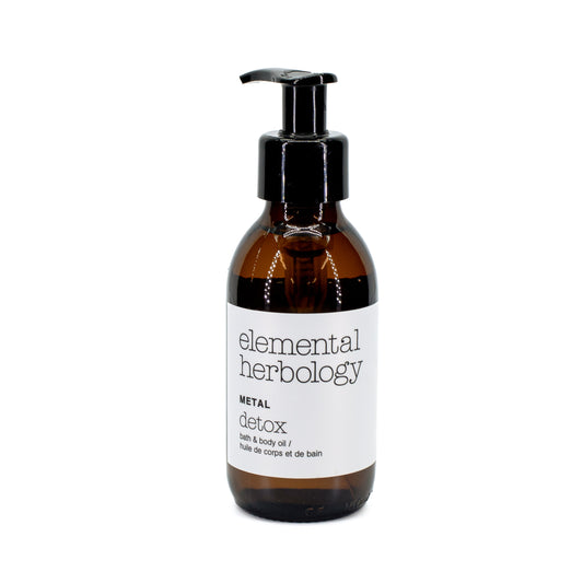 elemental herbology METAL Detox Bath & Body Oil 4.9oz - Imperfect Box