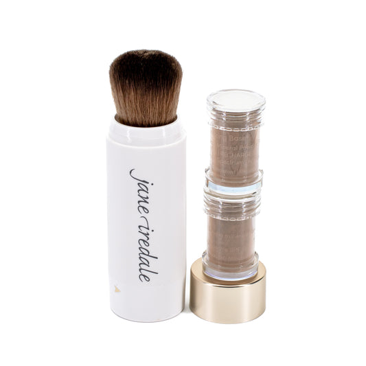 jane iredale Amazing Base Loose Mineral Powder Refillable Brush SPF15 COCOA 0.18oz - Imperfect Box