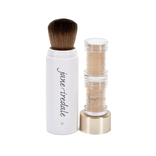 jane iredale Loose Mineral Powder Refillable Brush AMBER 0.18oz - Imperfect Box