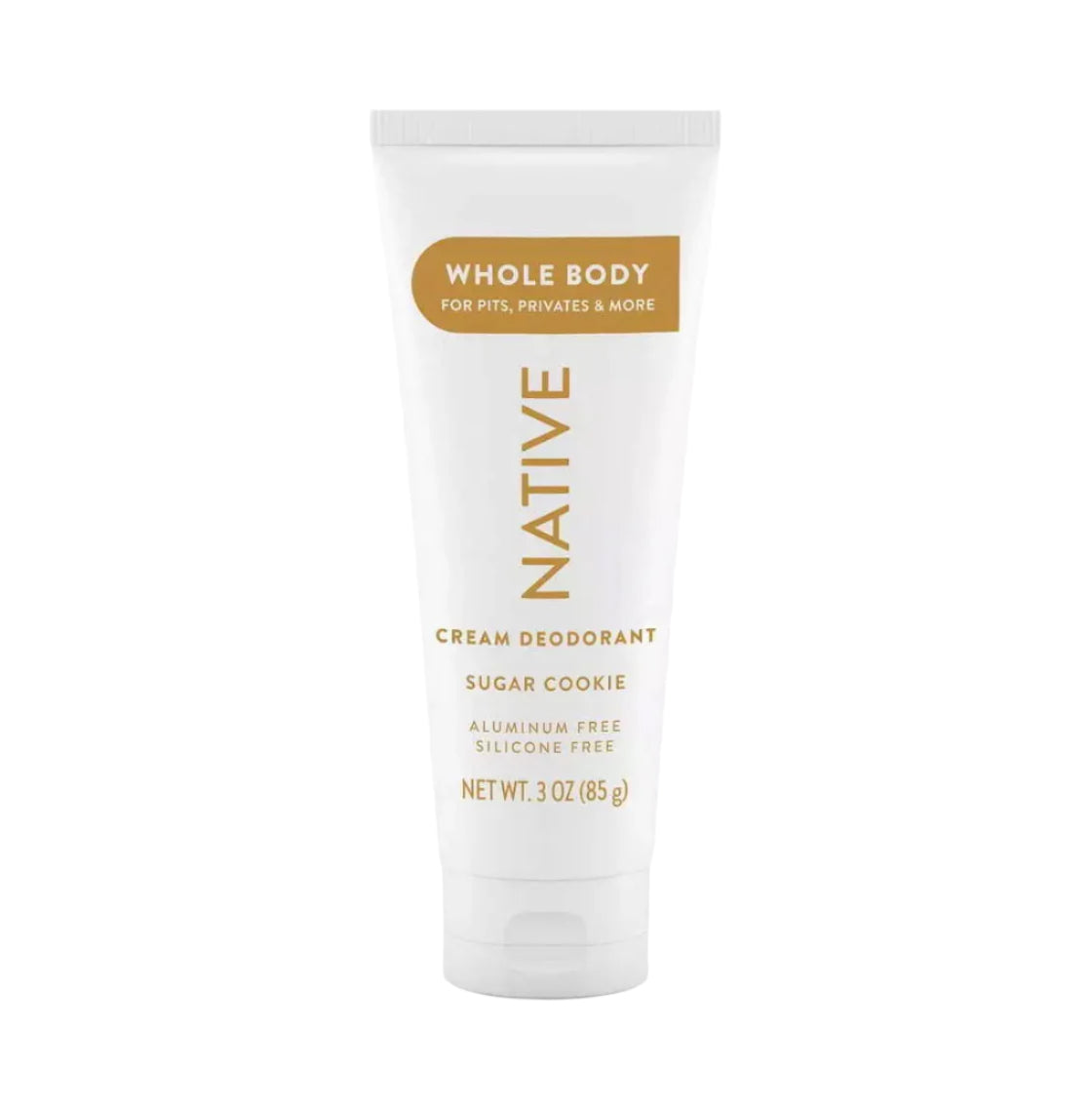 Native Whole Body Cream Deodorant Sugar Cookie 3oz - New