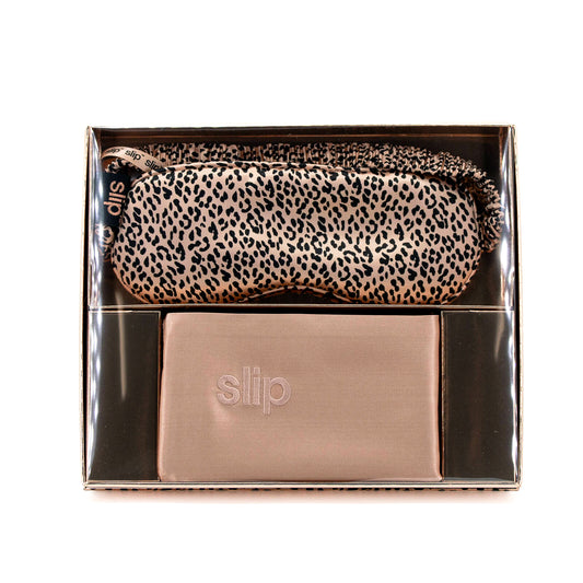 slip Beauty Sleep Collection ROSE GOLD LEOPARD - New