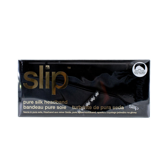 slip Pure Silk Headband TWIST BLACK - Imperfect Box