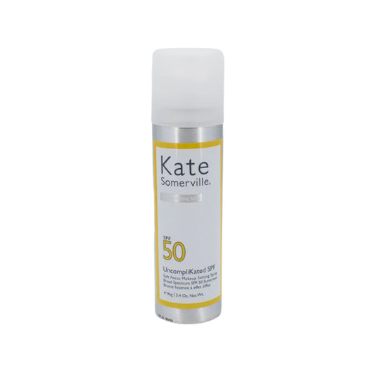 Kate Somerville UncompliKated SPF50 Makeup Setting Spray Sunscreen 3.4oz - New