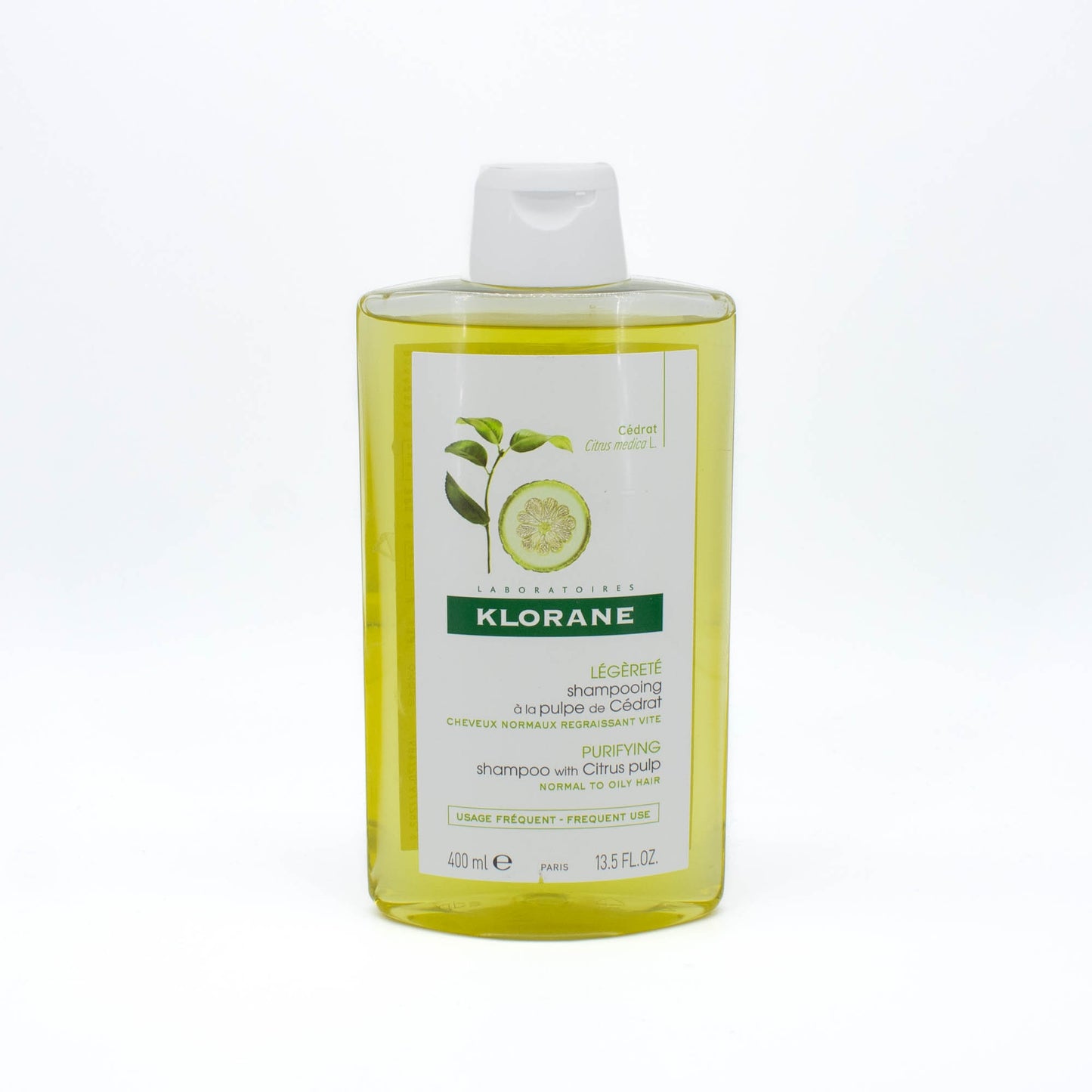 KLORANE Purifying Shampoo with Citrus Pulp 13.5oz - Small Amount Missing