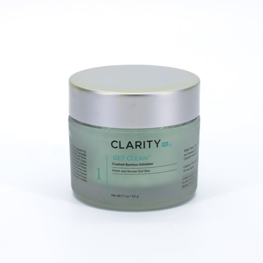 CLARITY RX Get Clean Crushed Bamboo Exfoliator 1.7oz - Imperfect Container