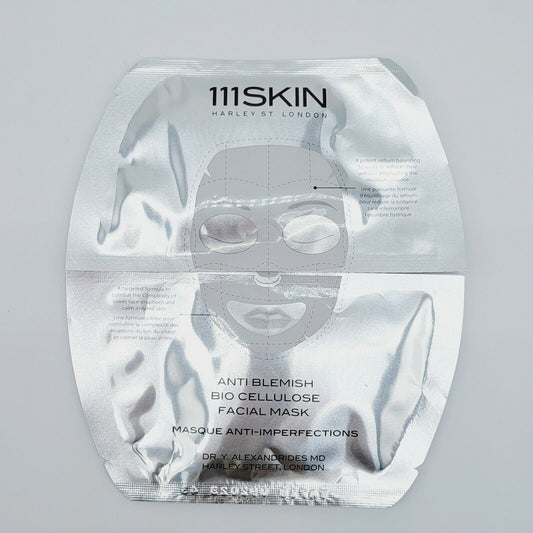 111Skin Anti Blemish Bio Cellulose Facial Mask 0.85oz - New - This is Beauty US